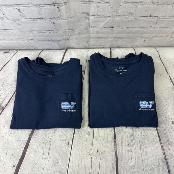 Discovery Channel Shark Week Shirt Vineyard‎ Vines Unisex XXS & XS Blue Crewneck - Picture 1 of 14